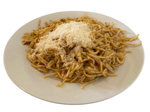 Špagety aglio e olio Špagety aglio e olio