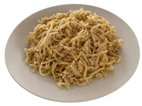 Špagety carbornara Špagety carbornara