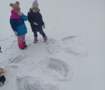 Motýlci - radost na sněhu