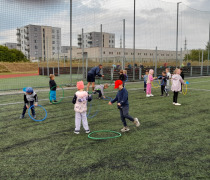 Předškoláci-sportovní dopoledne s Viktorkou