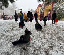 Sovičky - hry na sněhu